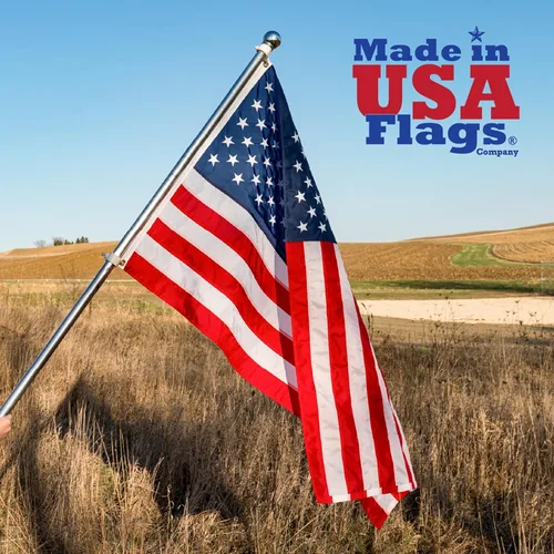 Miniatura 7 de Bandera estadounidense de 3 x 5 – Bandera de Estados Unidos con nailon SolarMax duradero, rayas cosidas y estrellas bordadas – Banderas