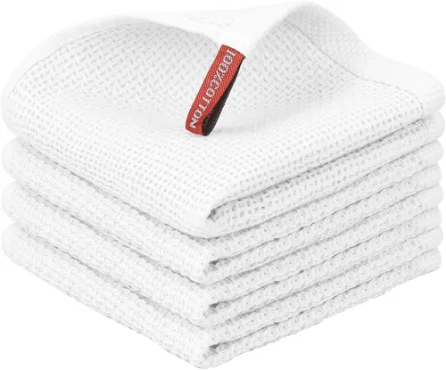 Miniatura 85 de Nialnant - Toalla de cocina 100% algodón, tejido gofre, suave, absorbente y de secado rápido, toallas para secar platos, trapos de limpieza - Multi