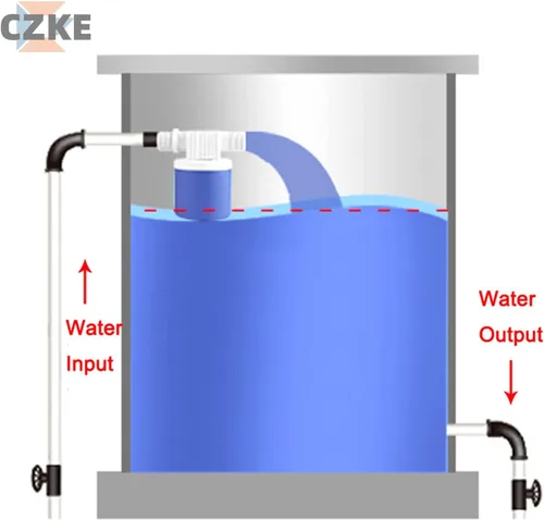 Miniatura 2 de Automatic Float Valve Water Level Control Floating Ball Valve Installed Inside Tower Tank Liquid Level Switch(1/2")