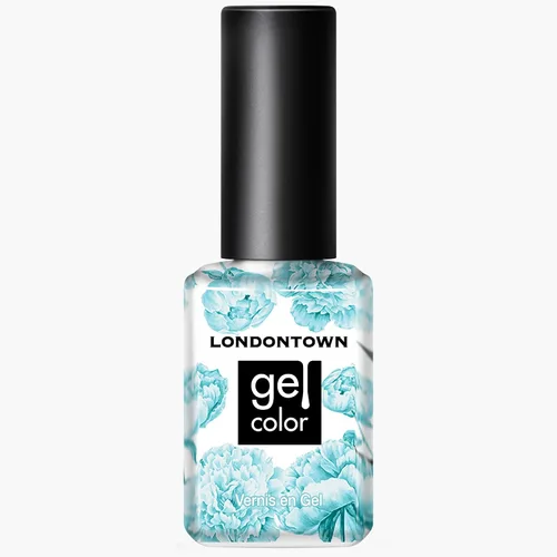 LONDONTOWN Esmalte de uñas de gel UV/LED, de larga duración, resistente al astillado, color de alto brillo, azul brillante, 0.4 fl oz/.40 onzas