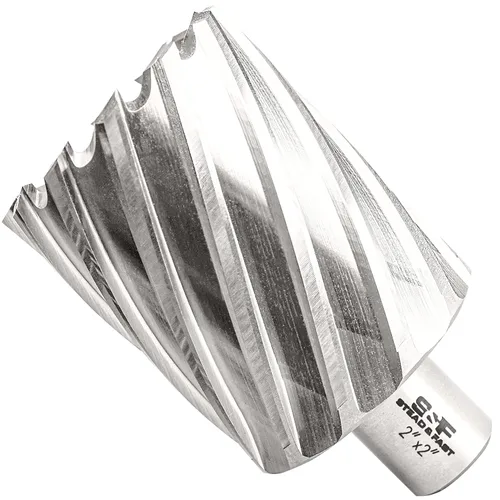 Miniatura 9 de S&F STEAD & FAST Cortador anular, diámetro de corte de 9/16" x 1" profundidad de corte para prensa de taladro magnética, brocas Mag con pasador