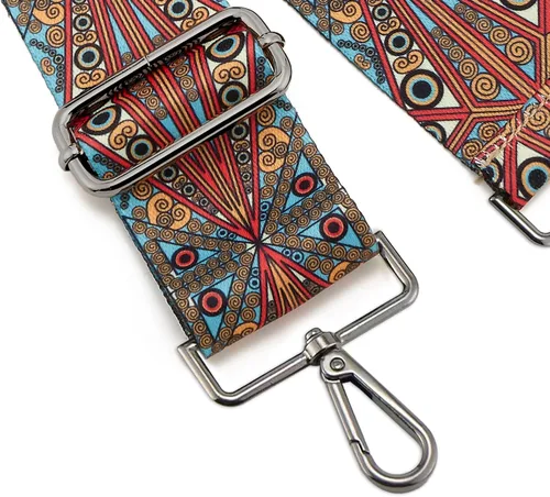 Miniatura 63 de ZOOEASS Hebillas de níquel Correa ancha para el hombro ajustable de repuesto para cinturón de pistola, hebilla de guitarra estilo bandolera