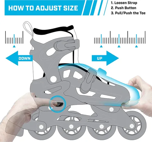 Miniatura 5 de Roller Derby ION 7.2 Patines en línea ajustables para niña