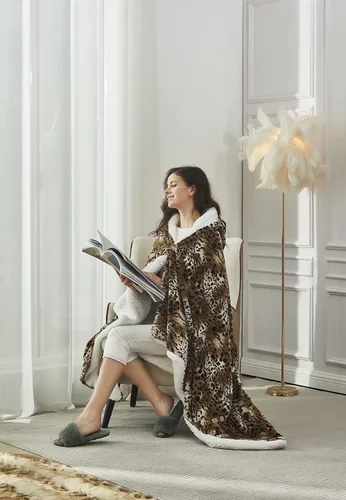 Miniatura 5 de Regal Comfort Manta Sherpa de piel sintética, cálida y suave, de gran tamaño, decoración de sofá y silla, para todas las estaciones, 50 x 70