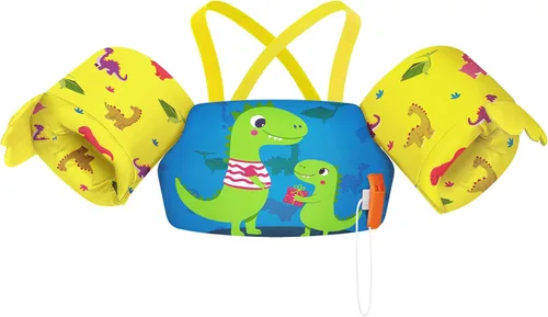 Miniatura 13 de HeySplash Swim Vest for Kids, Toddler Pool Floaties 10-20-30-50-66 Lbs, Baby Arm Floaties with Adjustable Strap, Swim Jacket Water Wing Arm Band