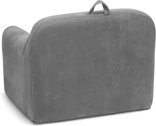 Miniatura 8 de Delta Children Silla Cozee para Niños para Edades de 18 Meses en Adelante, Terciopelo Visón Gris Terciopelo de visón gris