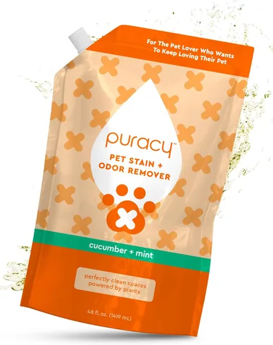 Miniatura 8 de Puracy Eliminador de manchas y olores de mascotas de platino natural, eliminador profesional de olores de orina de mascotas con enzimas naturales