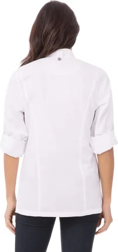Miniatura 2 de Chef Works Abrigo de chef Hartford Cool Vent para mujer