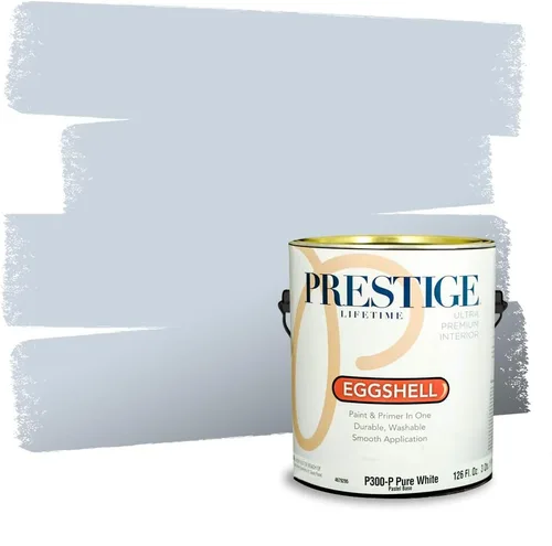 Miniatura 102 de Pintura Exterior + imprimación PRESTIGE, todo-en-uno, 1 galón, acabado mate, color comparable al Valspar* Royal Gray* VS151-Gris real