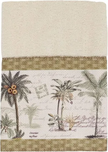 Avanti Linens - Toalla de algodón suave y absorbente, palma de colonia Colonia Palm