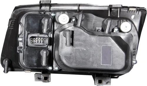 Miniatura 2 de AnzoUSA 121369 Faro delantero de proyector halógeno negro/transparente para Volkswagen Jetta