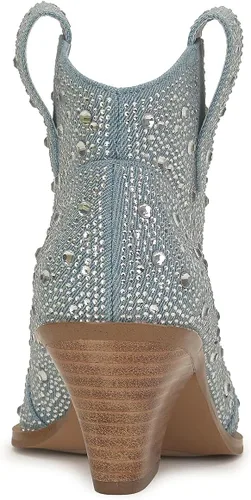 Miniatura 3 de Jessica Simpson Botines puntiagudos de gamuza para mujer