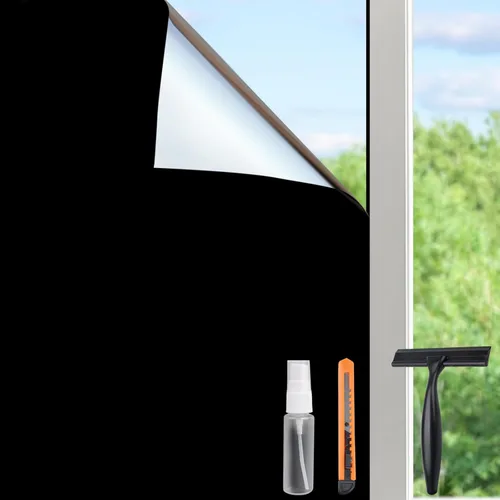 Miniatura 17 de HIDBEA Película de ventana para privacidad diurna, control de calor, bloqueo UV, reflectante, película de espejo unidireccional para ventana