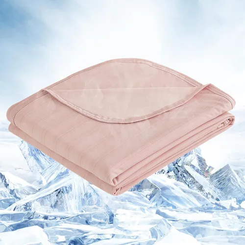 Miniatura 14 de OIGAE Manta refrescante para personas que duermen con calor – Manta fría de verano suave y ligera para sudores nocturnos, perfecta para cama, sofá