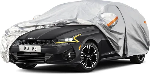 Miniatura 29 de Kayme Funda de automóvil de 6 capas para Audi A4 Sedan (2011-2023), impermeable para todo tipo de clima, cubierta exterior completa, protección