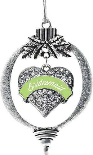 Miniatura 84 de Inspired Silver - Adorno con dije de hermana gemela - Adornos navideños de plata con circonitas cúbicas