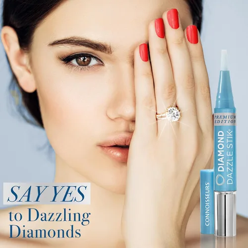 Miniatura 5 de CONNOISSEURS Diamond Dazzle Stik - Portable Diamond Cleaner for Rings and Other Jewelry - Bring Out The Sparkle in Your Diamonds and Precious Stones