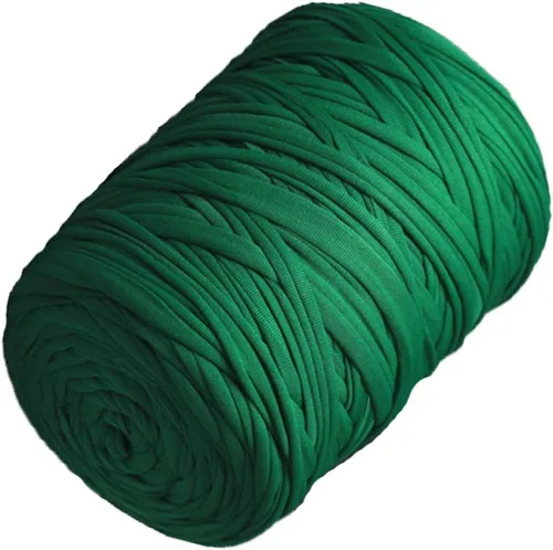 Miniatura 10 de Hilo de camiseta de 130 yardas, tejido de ganchillo de tela de ganchillo, hilo de camiseta de color sólido para principiantes de ganchillo para Negro