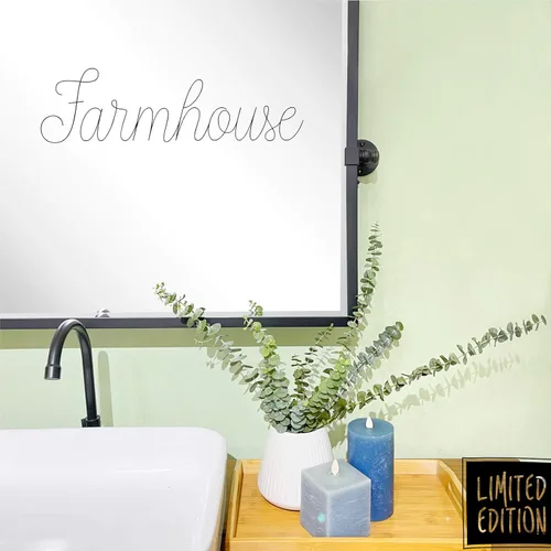 Miniatura 4 de TEHOME - Espejo de baño para montar en la pared.