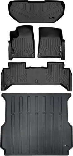 Miniatura 12 de SMARTLINER Revestimientos de primera fila para todo tipo de clima, compatibles con Rivian R1S 2022-2024