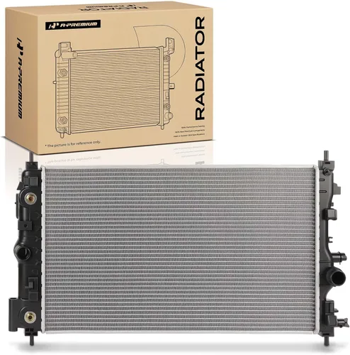 A-Premium Conjunto de radiador de refrigerante del motor con enfriador de aceite de transmisión compatible con Chevrolet Cruze 2011-2016 1.4L 1.8L,