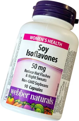 Miniatura 6 de Webber Naturals Isoflavonas de soja 50 mg 90 cápsulas