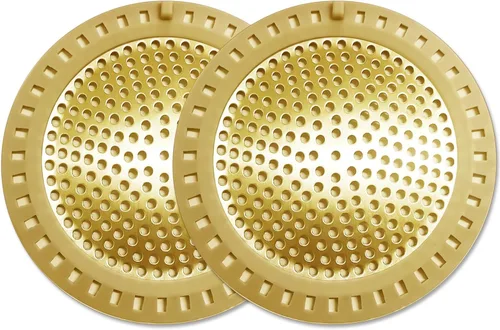 Miniatura 9 de Seatery 2 coladores de drenaje de pelo de ducha, colador, cubierta, filtro, trampa, tapón de drenaje de suelo, acero inoxidable con protector
