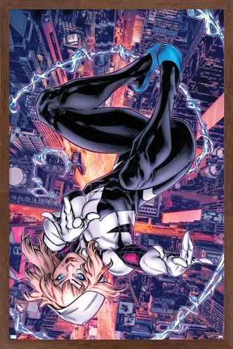 Miniatura 15 de Trends International Póster de pared de Marvel Comics Ghost Spider #1, 14.725 x 22.375 pulgadas, versión premium sin marco