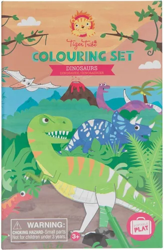 Miniatura 12 de Schylling Tiger Tribe Ballet - Juego de colorear - Kit de arte de viaje para llevar - Todos los suministros incluidos - Fácil almacenamiento - A