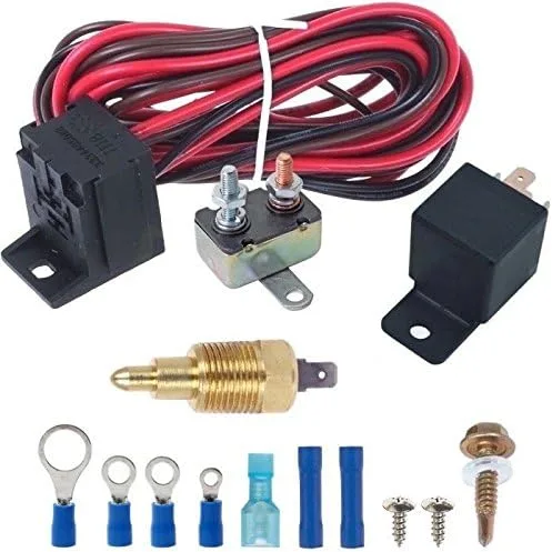 Miniatura 4 de Kit de interruptor de controlador de relé de termostato de rosca para ventilador de motor eléctrico
