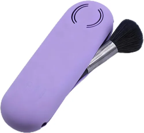 Miniatura 8 de Soporte magnético de silicona para brochas de maquillaje – Estuche organizador portátil de brochas de cosméticos, almacenamiento de herramientas
