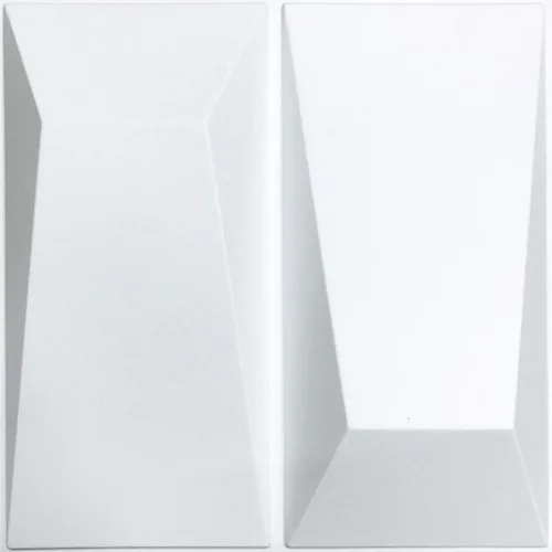 Ekena Millwork WP12X12LOWH 11 7/8 pulgadas de ancho x 11 7/8 pulgadas de alto Locke EnduraWall Decorativo 3D Panel de pared cubre 0.98 pies cuadrados