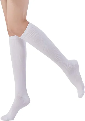 Miniatura 15 de NOVAYARD Calcetines de compresión para hombres y mujeres graduados 15-20 mmHg (4 pares)