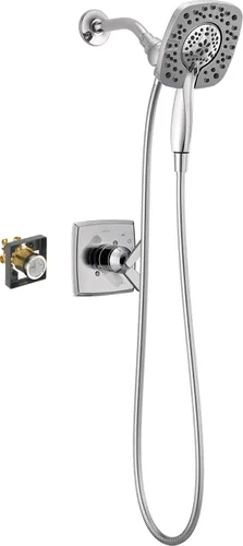Miniatura 13 de Delta Ashlyn Serie 17 - Juego de grifo de ducha de doble función con cabezal de ducha dual 2 en 1 In2ition con rociador de mano, kit de ajuste