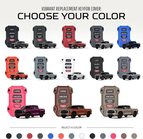 Miniatura 5 de AJT DESIGN Llavero de repuesto compatible con Toyota Tacoma (2024+), Tundra (2022+), 4Runner (2025+) y Sequoia (2023+) Hecho a medida en Estados