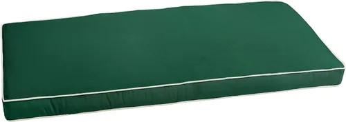 Miniatura 34 de Sorra Home CBENCH - Cojín de banco para interiores y exteriores, 60 pulgadas de ancho x 18 pulgadas de profundidad, color plateado fundido Sunbrella