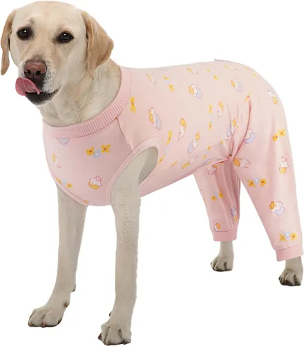 Miniatura 11 de Kuoser Traje de Cirugía para Perro Hembra Esterilización Macho Castración, Manga de Pierna de Perro para Dejar de Lamer Enterizo Suave para Perro