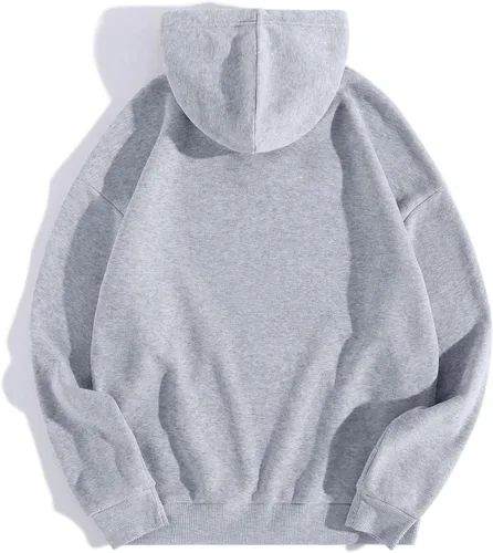 Miniatura 2 de Los Angel Men Women Letter Graphic Hooded Print Round Neck Long Sleeve Sweatshirt Tops Men's Lightweight Hoodie