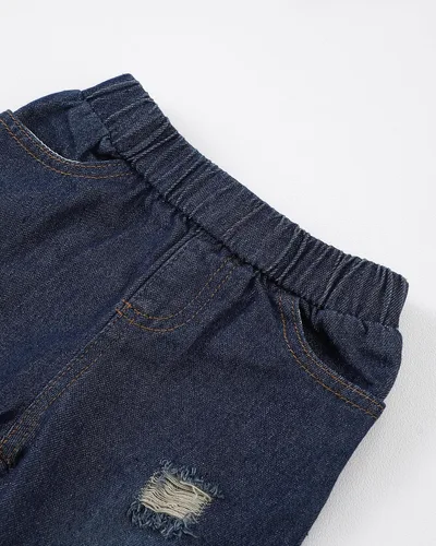 Miniatura 44 de Renotemy Ropa de bebé para niño, trajes de mezclilla, sudadera con capucha para bebés, pantalones de mezclilla, ropa para niños pequeños