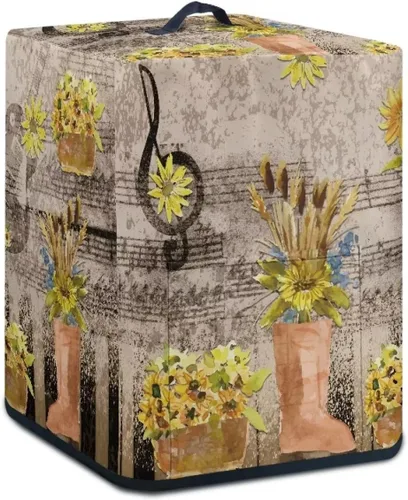 Miniatura 9 de ZOUTAIRONG Funda para freidora de aire de girasol de otoño para el hogar, accesorios de decoración de cocina, fundas para electrodomésticos pequeños