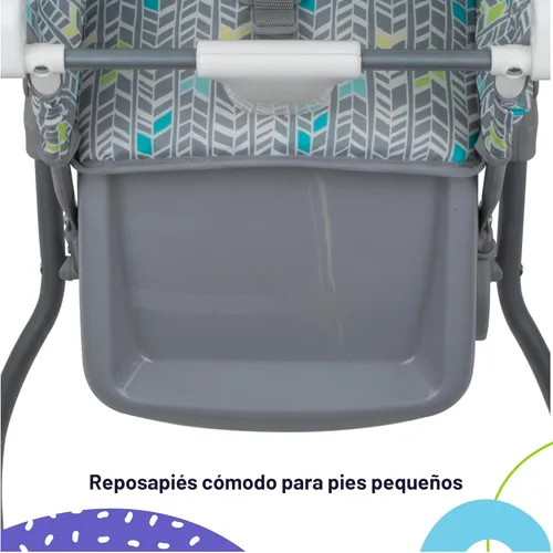 Miniatura 5 de Cosco Trona infantil para bebé, silla alta plegable simple, diseño conveniente, ligero y compacto, Mapleton