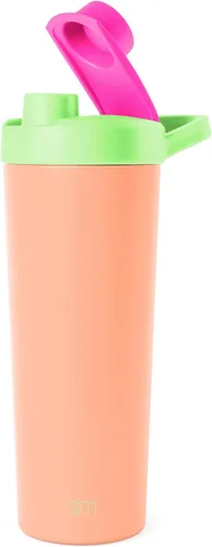 Miniatura 23 de Simple Modern - Botella mezcladora de acero inoxidable con bola, botella metálica aislada, para mezclas de proteínas, batidos y preentrenamiento