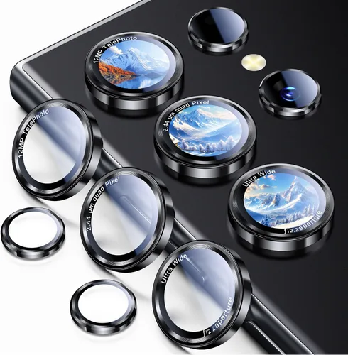 Miniatura 12 de Uyiton para iPhone 17 Pro Max/17 Pro/16 Pro Max/16 Pro/15 Pro Max/15 Pro/14 Pro Max/14 Pro Protector de lente de cámara - Cubierta de cámara