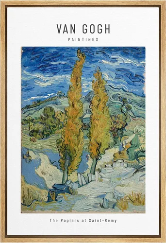 Miniatura 18 de SIGNWIN Lienzo enmarcado para pared, diseño de Vincent Van Gogh, un par de amantes, naturaleza, ilustraciones de área silvestre, bellas artes