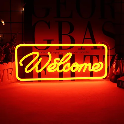 Miniatura 9 de Letreros de neón de feliz cumpleaños para decoración de pared, luz de neón LED para dormitorio, decoración de fiesta de cumpleaños de Navidad