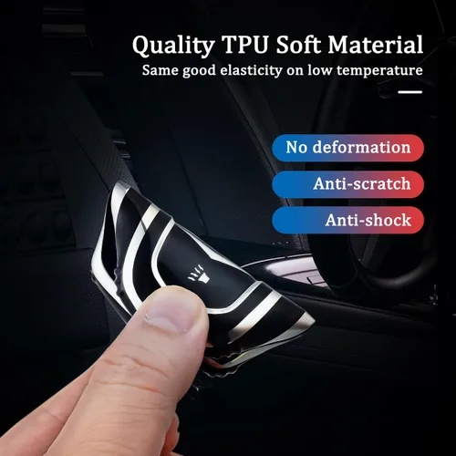 Miniatura 4 de OFFWEGO - Funda para llavero Cadillac, para Cadillac Escalade CTS SRX CT4 CT5 CT6 XTS XT4 XT5 XT6 ATSL SLS STS Funda para llavero inteligente