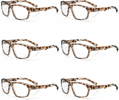 Miniatura 55 de ProtectX Lentes de lectura elegantes para mujeres y hombres, antivaho y antiarañazos, protección UV, gafas de seguridad antiimpactos