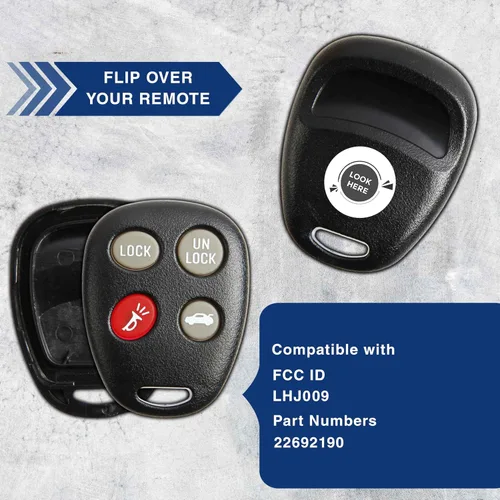 Miniatura 5 de Carcasa para llavero remoto 4btn para Saturn Serie L (LHJ009, 22692190)