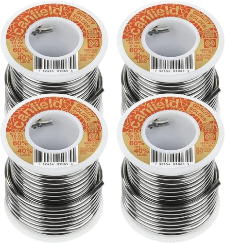 Canfield 60/40 soldadura para vidrieras Paquete de 4 libras