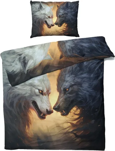 Miniatura 54 de Funda de edredón de ancla, tamaño individual, juego de cama náutico, 2 piezas, funda de edredón con patrón de microfibra suave con lazos